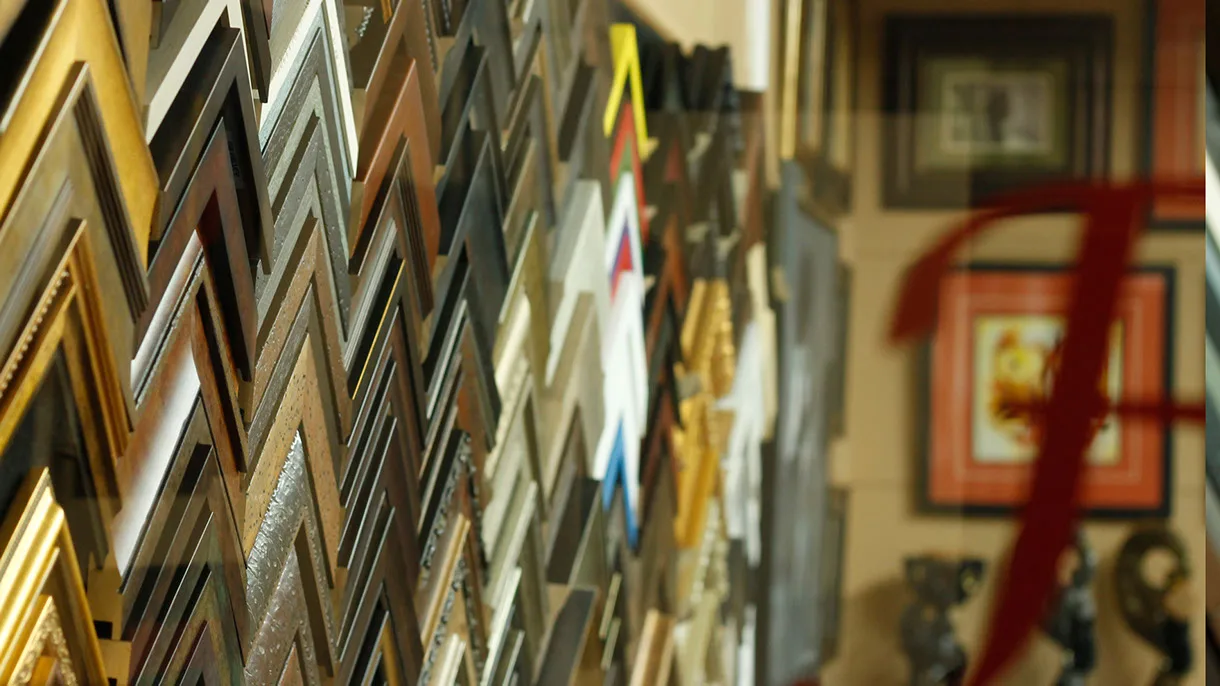 Framed By Frankie Custom Framing in Atlanta, GA.